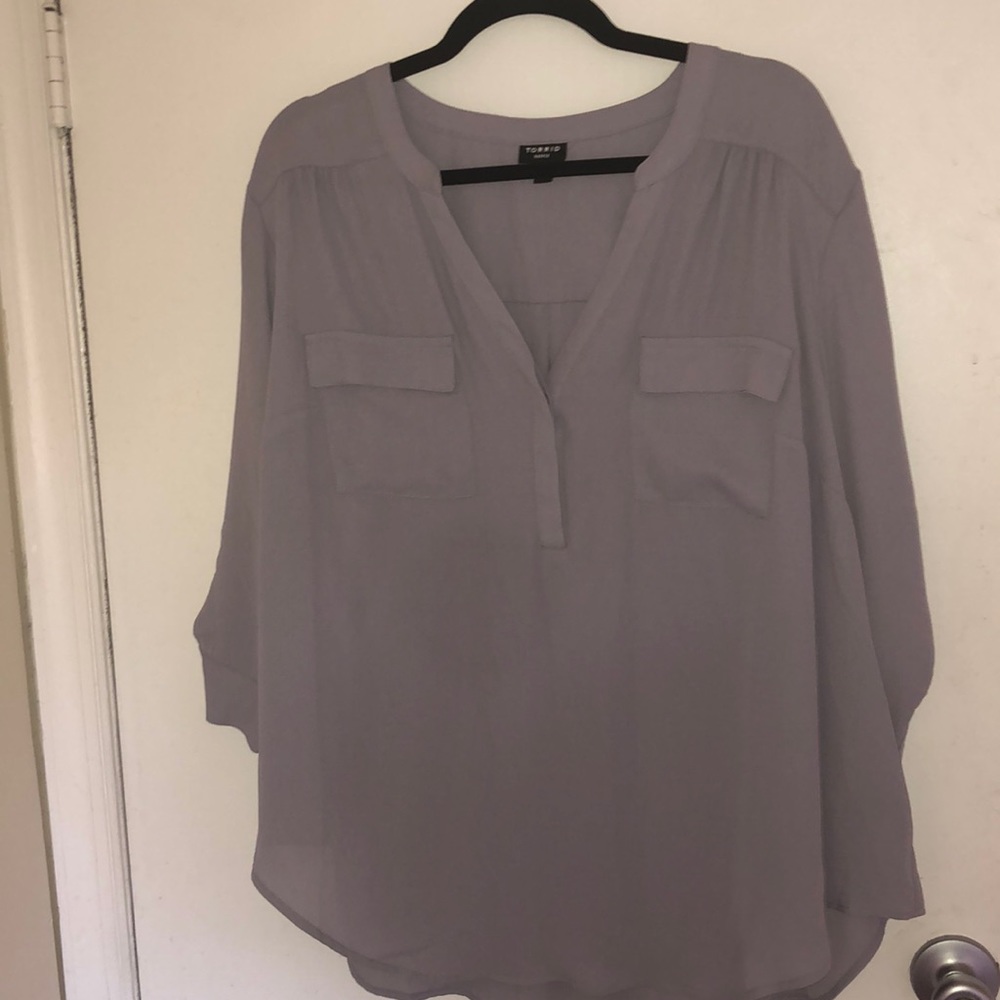 Light purple blouse